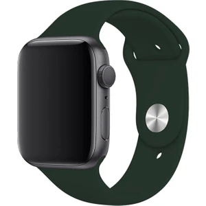 Apple Watch Kordon 1 2 3 4 5 6 7 Se Seri 38MM - 40MM Uyumlu Kayış Bileklik Kordon Yeşil