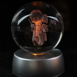 moryconcept Harry Potter Cam Küre Işıklı Standlı