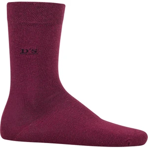 D'S Damat Erkek Pamuk Çorap Basic Bordo
