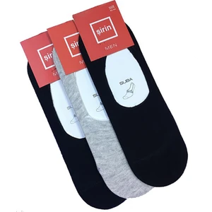 6'lı Paket Erkek Suba - Babet Çorap -7020 3 Siyah 3 Gri