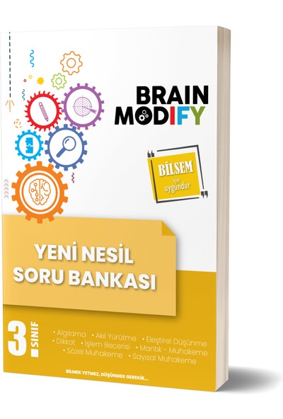 Brain Modify Yeni Nesil Soru Bankası 3. Sınıf