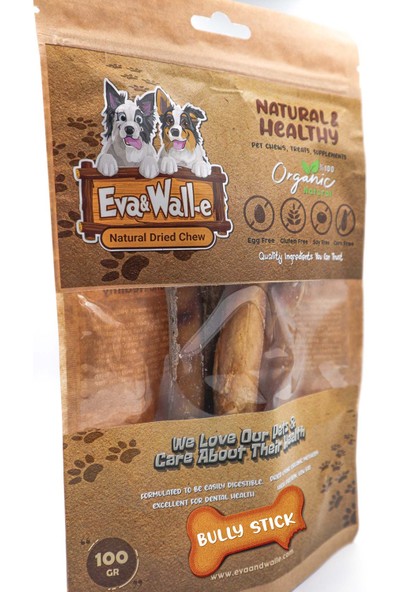 Eva And Wall-E Kurutulmuş Bully Stick Özel Seri