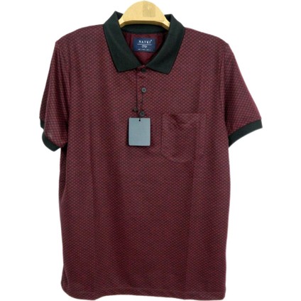 Erkek Polo Yaka Jakarlı Tişört BGL-ST00535