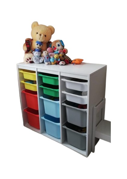 Oyuncak Dolabı Batu 4 Mdf Lam