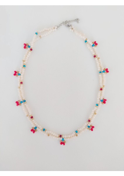 Ikili Kirazlı Kristal Kolye fiyatları