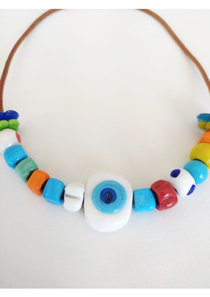 Deri Kordonlu Bodrum Boncuğu Nazar Kolye fiyatları