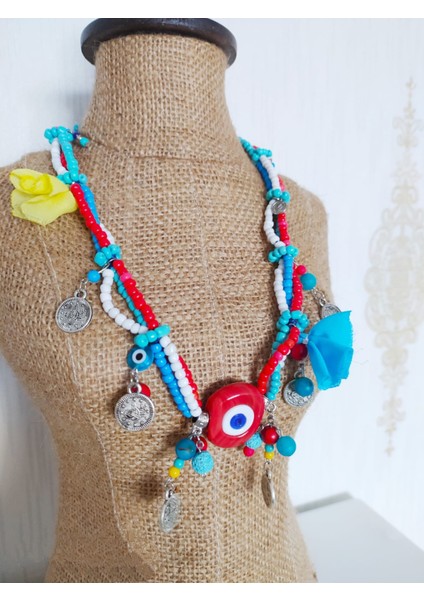 Nazar Doğal Taş Kolye fiyatları