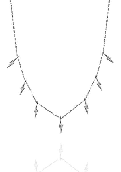 Şans Model Şimşekler 925 Ayar Gümüş Kolye