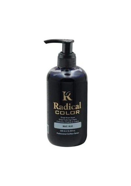 Su Bazlı Saç Boyası 250 ml Mavi