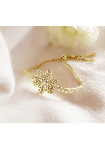 Kartanesi Gold Kaplama Gümüş Bileklik