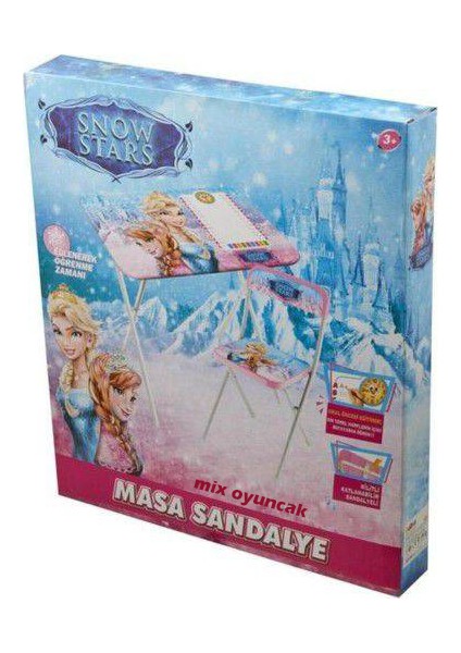 Ders Çalışma Masası Masa Sandalye Snow Star Çalışma Masası
