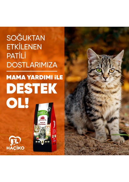 Sokak Hayvanları Yardım Maması - Kedi Maması 13 Kg
