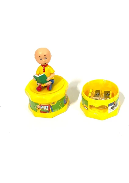 Dözmezler Çift Delikli  Caillou Heykel Kalemtraş Sarı