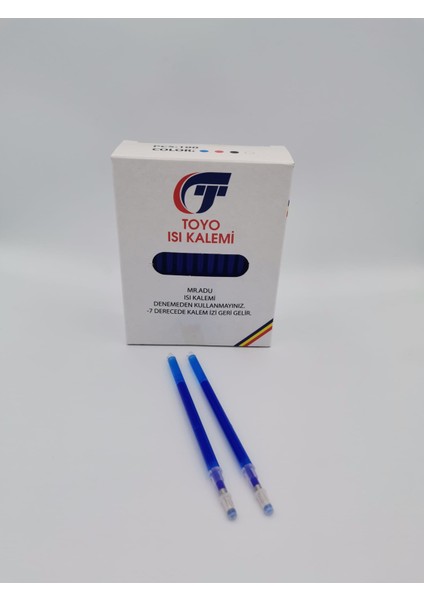 Isı Ile Uçan Silinebilen Kalem 12 Adet Mavi