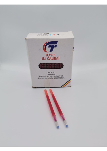 Isı Ile Uçan Silinebilen Kalem 12 Adet Kırmızı