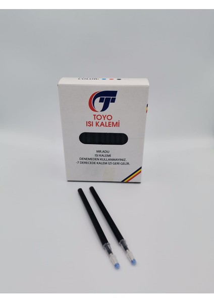Isı Ile Uçan Silinebilen Kalem 12 Adet Siyah