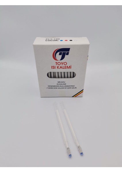 Isı Ile Uçan Silinebilen Kalem 12 Adet Beyaz