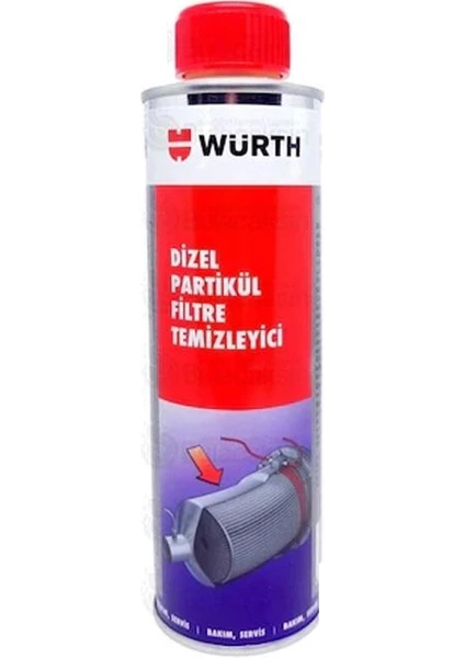 Partikül Temizleyici Motor Içi Dizel 300ML Würth Marka