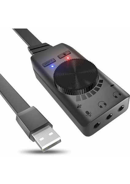 USB Ses Kartı Plextone 7.1 Surround