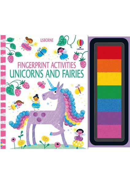 Fingerprint Activities Unicorns And Fairies Usborne