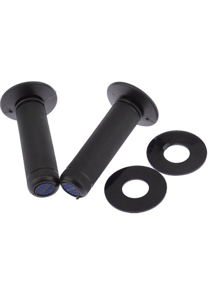 22MM Çifti Gaz Kelebeği El Sapları Çukur Kir Bisiklet Bisiklet 7/8 "kolu Bar Mavi (Yurt Dışından)