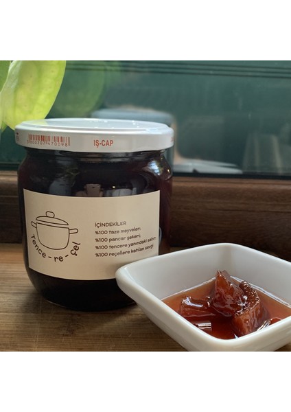 Tence-Re-Çel’ Den %100 Doğal Organik Ev Yapımı 470GR. Ayva Reçeli
