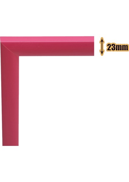 MİXEFOR A3 Çerçeve-Renk FUŞYA Arka Yüzey 3mm Mdf-Ön yüzey Kırılmaz parlama yapmayan Antireflektif fiyatları