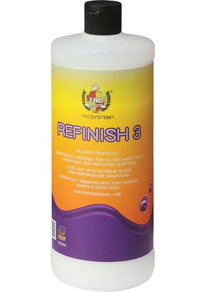 Yoğun Çizik Giderici Pasta - Refinish 3 - 1 Lt