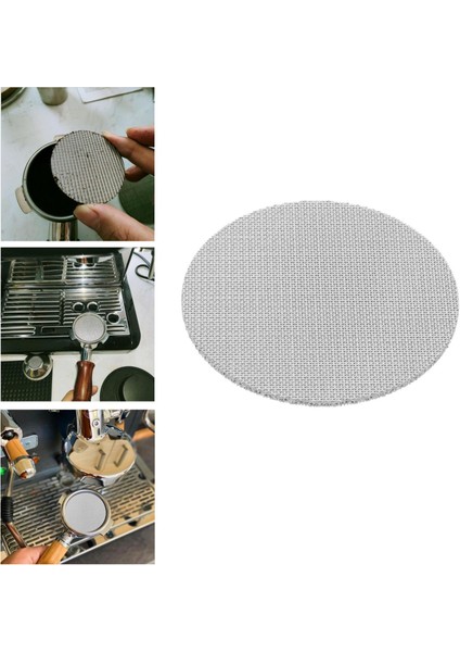 Paslanmaz Çelik Kahve Filtresi Ekran Filtresi Mesh Pak Ekranı Aksesuarları Için 58.5mm 2mm Kalın (Yurt Dışından)