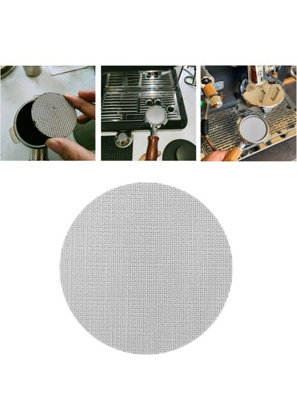 Paslanmaz Çelik Kahve Filtresi Ekran Filtresi Mesh Pak Ekranı Aksesuarları Için 58.5mm 2mm Kalın (Yurt Dışından)