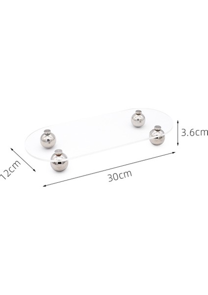 Temizle Vanity Tepsi Masaüstü Ev Dekor Plaka Tatlı Takı Parfüm Oval Için (Yurt Dışından) modelleri