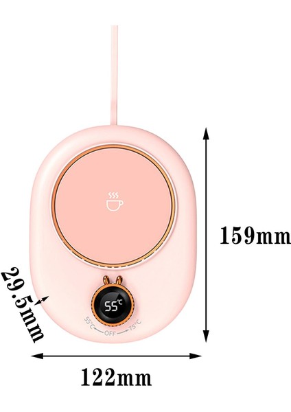 Kahve Kupa Isıtıcı Kupası Isıtma Plakası Otomatik Aile Pembe Için Sıcak Coaster Kapatın (Yurt Dışından) fiyatları