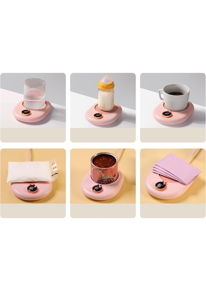 Kahve Kupa Isıtıcı Kupası Isıtma Plakası Otomatik Aile Pembe Için Sıcak Coaster Kapatın (Yurt Dışından) modelleri