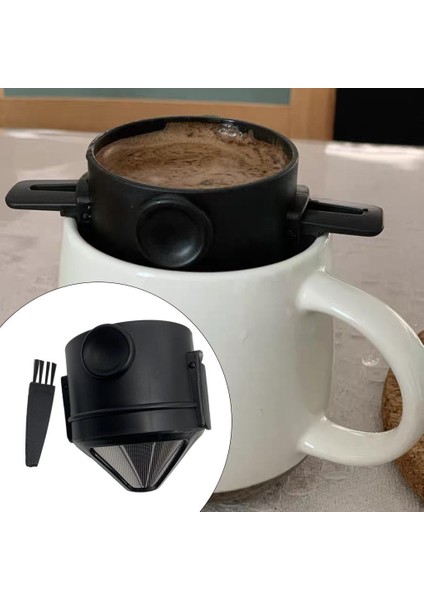 Kahve Filtresi Kolay Temizlemek Kolay Kahve Çay Tutucu Kahve Damlama Fincan Ofis B Ofis B Fırça ile (Yurt Dışından) fırsatları