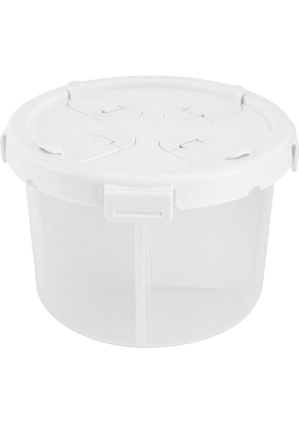 Clear Gıda Depolama Teneke Kutu Nem Yapmaz Gıda Konteyner Kahve Kavanozu Beyaz 1800ML Için (Yurt Dışından)