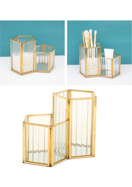 Depolama Organizatör Metal Sınır Çizgili Iki Izgara Için Şeffaf Çok Fonksiyonlu (Yurt Dışından) indirimleri