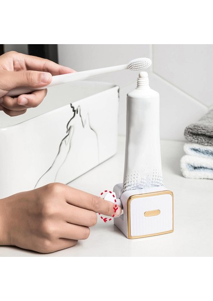 Diş Macunu Sıkacağı Cihazı Banyo Aksesuarları Yüz Temizleyici Yeşil Için Haddeleme (Yurt Dışından) fiyatları
