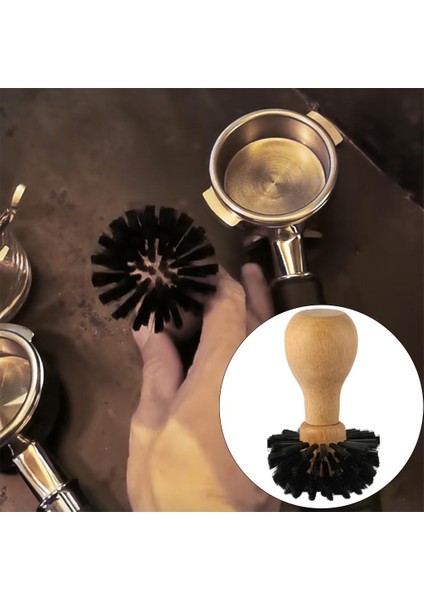 Profesyonel Espresso Kurcalama Temizleme Fırçası Bar Ev Için Ahşap Saplı (Yurt Dışından) fiyatları