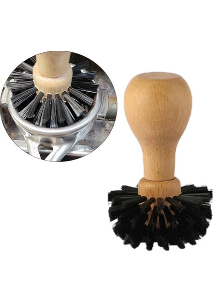 Profesyonel Espresso Kurcalama Temizleme Fırçası Bar Ev Için Ahşap Saplı (Yurt Dışından) modelleri