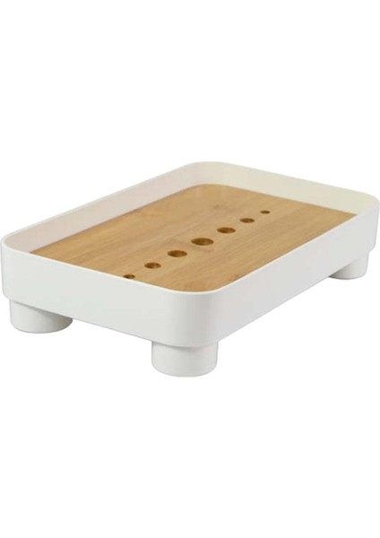 Çin Çay Tepsisi Masa Rezervuar ve Kung Fu Çayı Için Drenaj Tipi Beyaz Accs (Yurt Dışından)