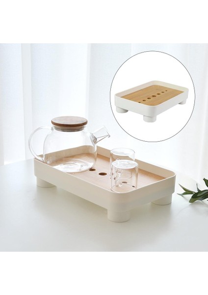 Çin Çay Tepsisi Masa Rezervuar ve Kung Fu Çayı Için Drenaj Tipi Beyaz Accs (Yurt Dışından) modelleri