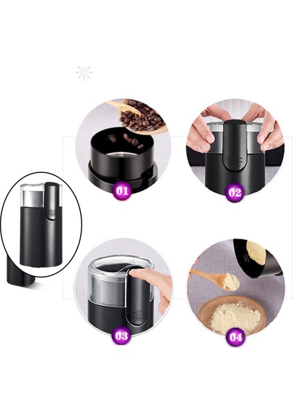 Taşınabilir Kahve Değirmeni Kolay Temiz Kolay Kolay On / Kapalı Fıstık Kahve Çekirdekleri Otlar Için (Yurt Dışından) indirimleri
