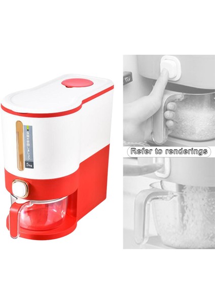 Tahıl Kuru Gıda Soya Fasulyesi Gri Için Depolama Görünür Teneke Kutu Pirinç Dağıtıcı (Yurt Dışından) modelleri