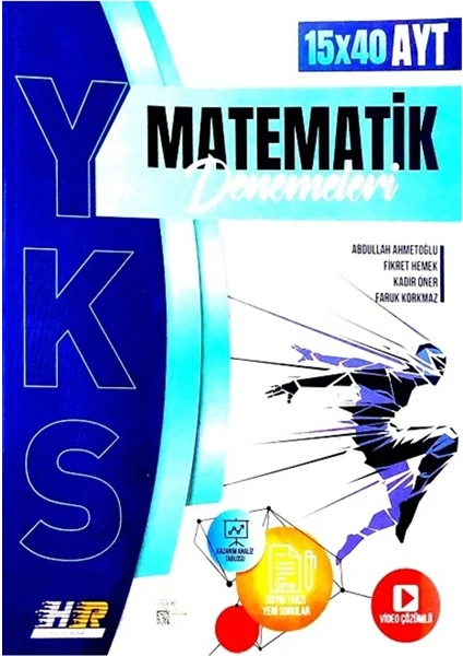 Hız ve Renk Yayınları AYT Matematik 15 x 40 Denemeleri