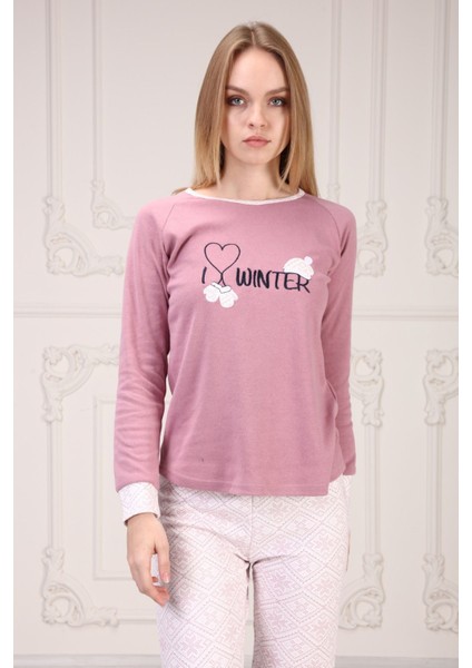 Winter Baskili Pijama Takim