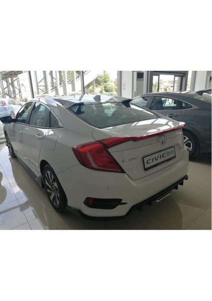 Honda civic fc5 uyumlu cam üstü spoiler typer model sedan araçlar için fırsatları