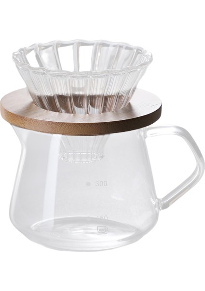 Strade Store 300ML / 600ML Kolu Kahve Makinesi Üzerinde Dökün Kahve Damlatıcı Kahve Kettle 300ML (Yurt Dışından)