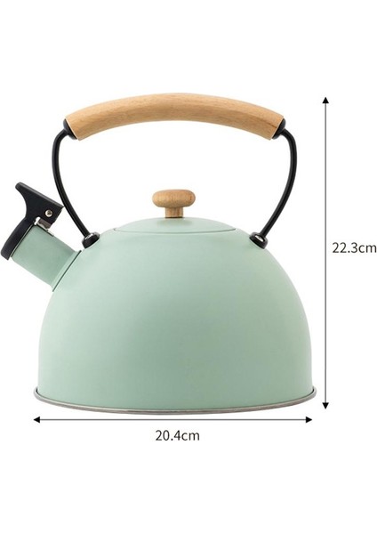 Islık Çay Su Isıtıcısı 3l Islık Paslanmaz Çelik Üst Kettle Çaydanlık Ocak Için (Yurt Dışından)