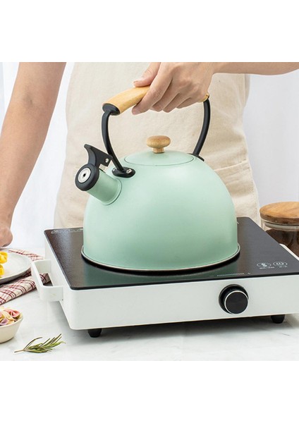 Islık Çay Su Isıtıcısı 3l Islık Paslanmaz Çelik Üst Kettle Çaydanlık Ocak Için (Yurt Dışından)