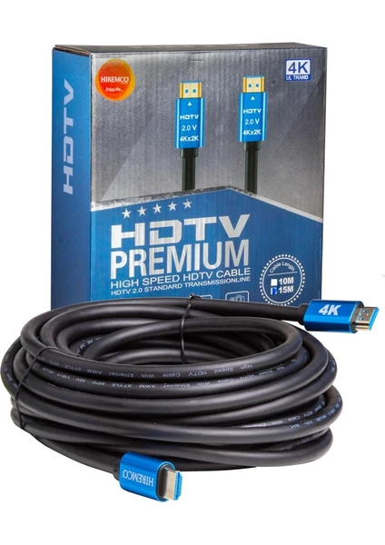 4K HDMI Kablo 2.0V Bakır Kaplama 15 Metre